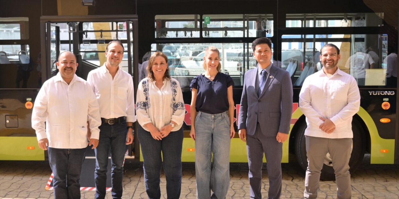 Rocío Nahle lidera la modernización del transporte público en Veracruz