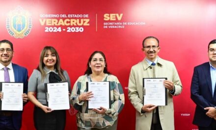 INE y OPLE firman acuerdo con SEV para que escuelas alberguen casillas en elección del primero de junio