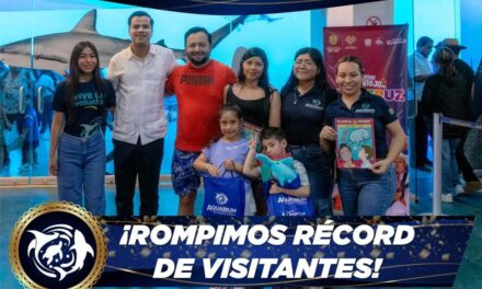 El mejor diciembre en su historia, Aquarium del Puerto de Veracruz rompe récord