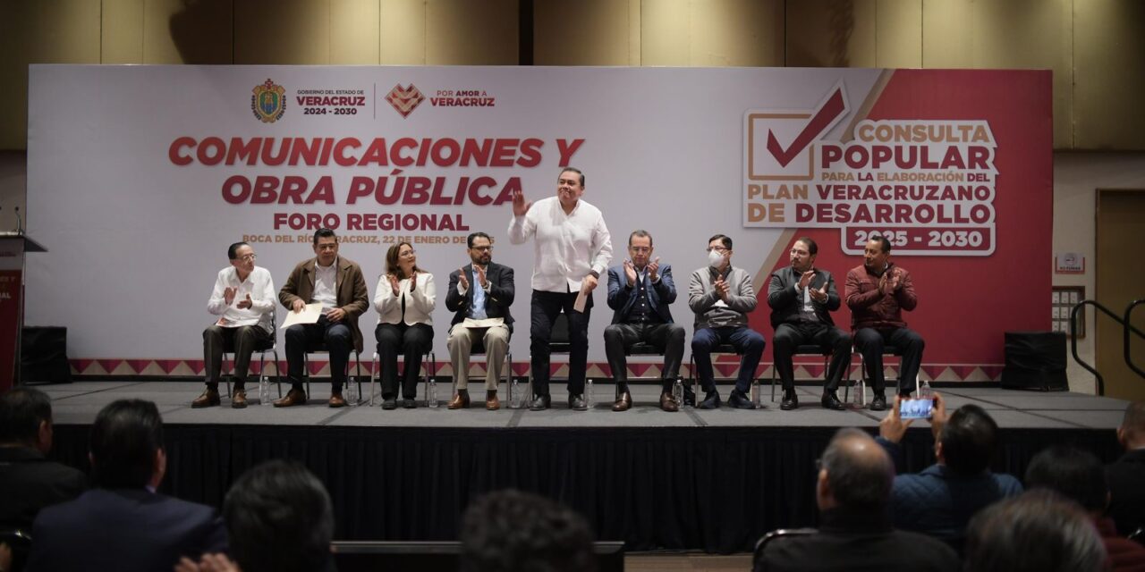 Veracruz, traza la ruta para una infraestructura eficiente, inclusiva y sostenible: SIOP