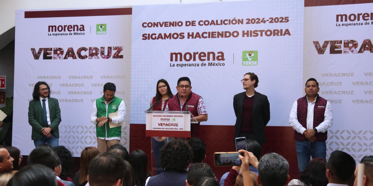 Encabeza Esteban Ramírez Zepeta el registro de la coalición “Sigamos Haciendo Historia” en Veracruz