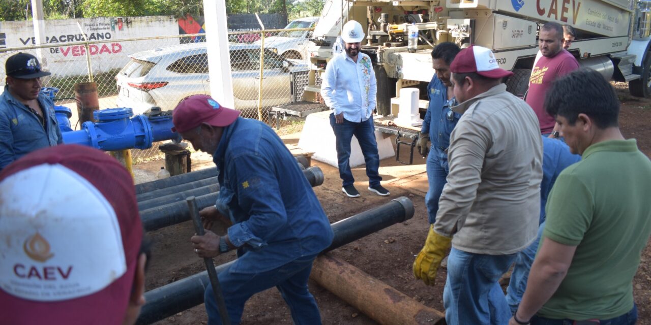 CAEV inicia sustitución de tuberías y válvulas para garantizar abasto de agua