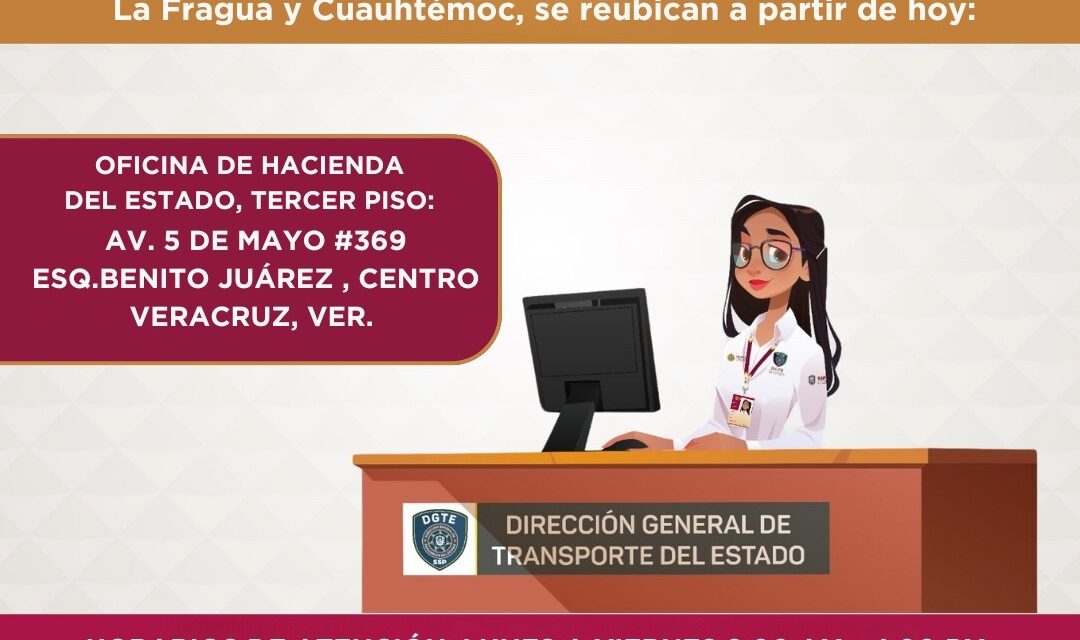 Reubican módulos de licencia en el municipio de Veracruz