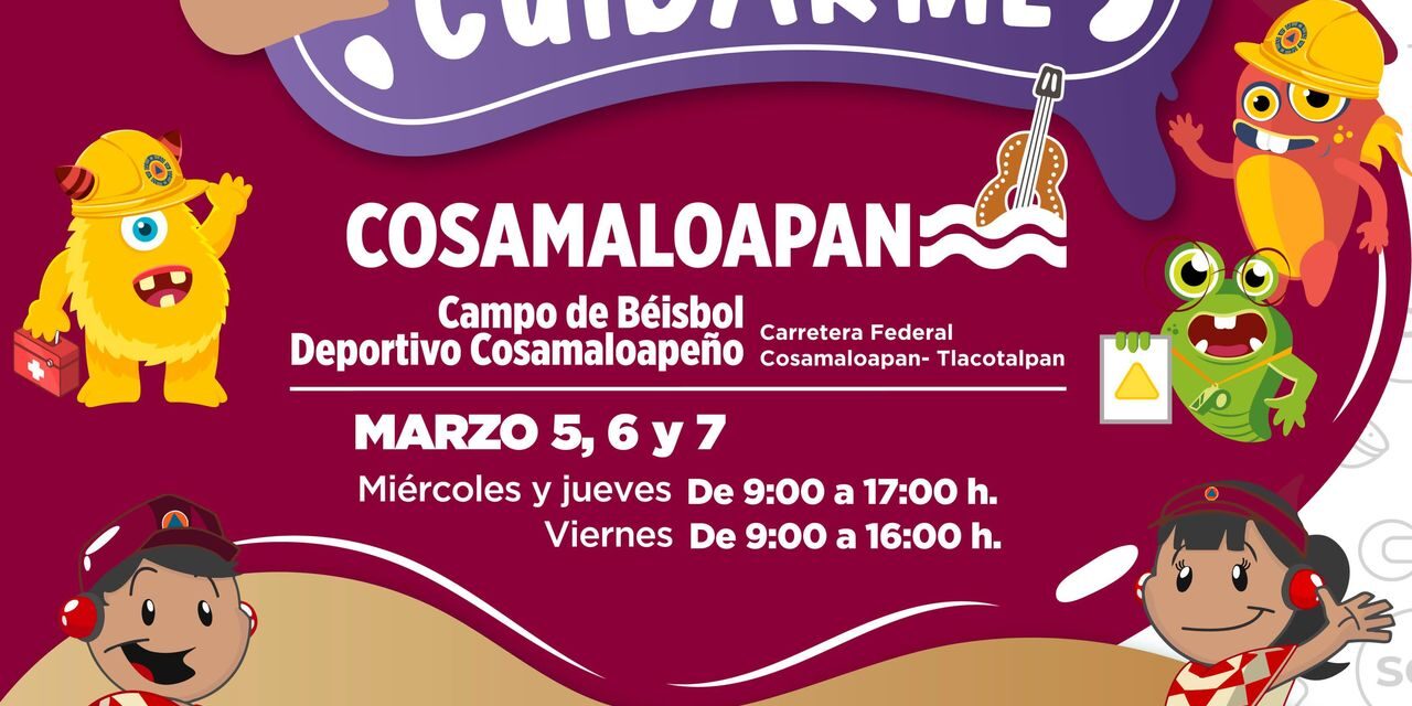 Macro Feria Infantil Aprendo a Cuidarme llega a Cosamaloapan